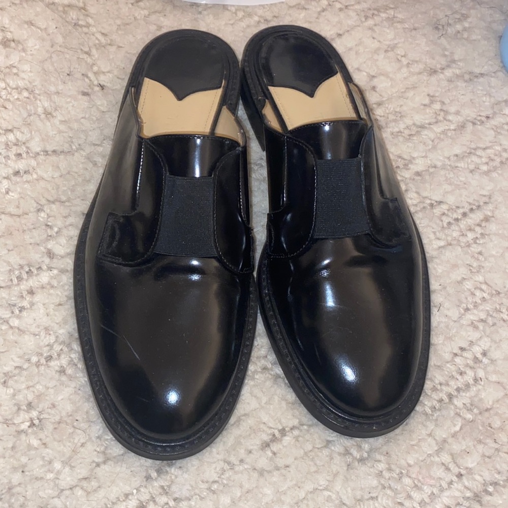 Theory Leather Mules